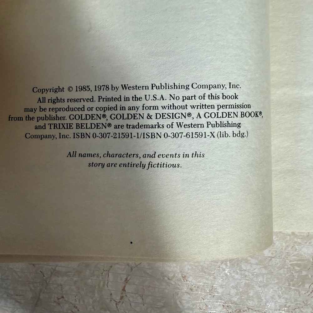 Trixie Belden The Mystery Off Old Telegraph Road Book Vintage Kathryn Kenny - Picture 4 of 6